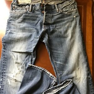 A&F jeans slim straight leg